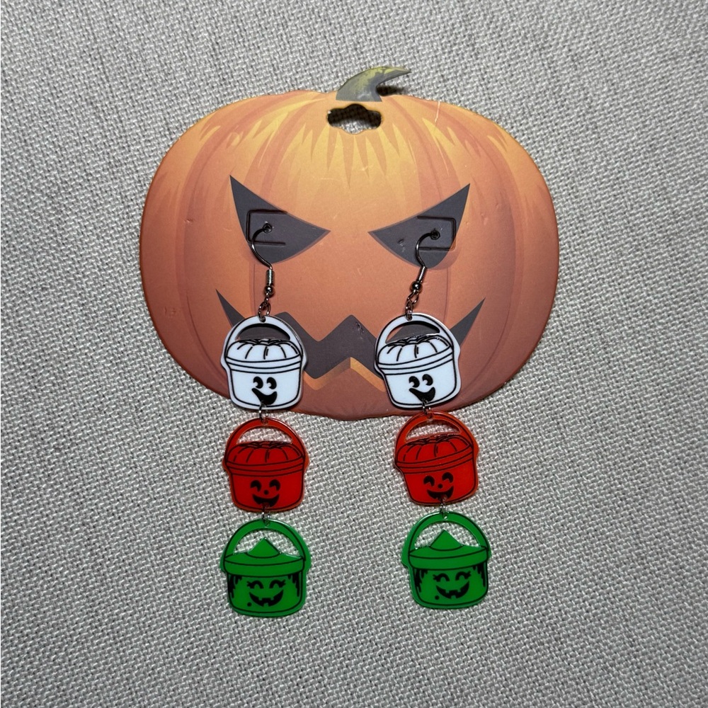 McDonald’s BOO BUCKETS HALLOWEEN Earrings